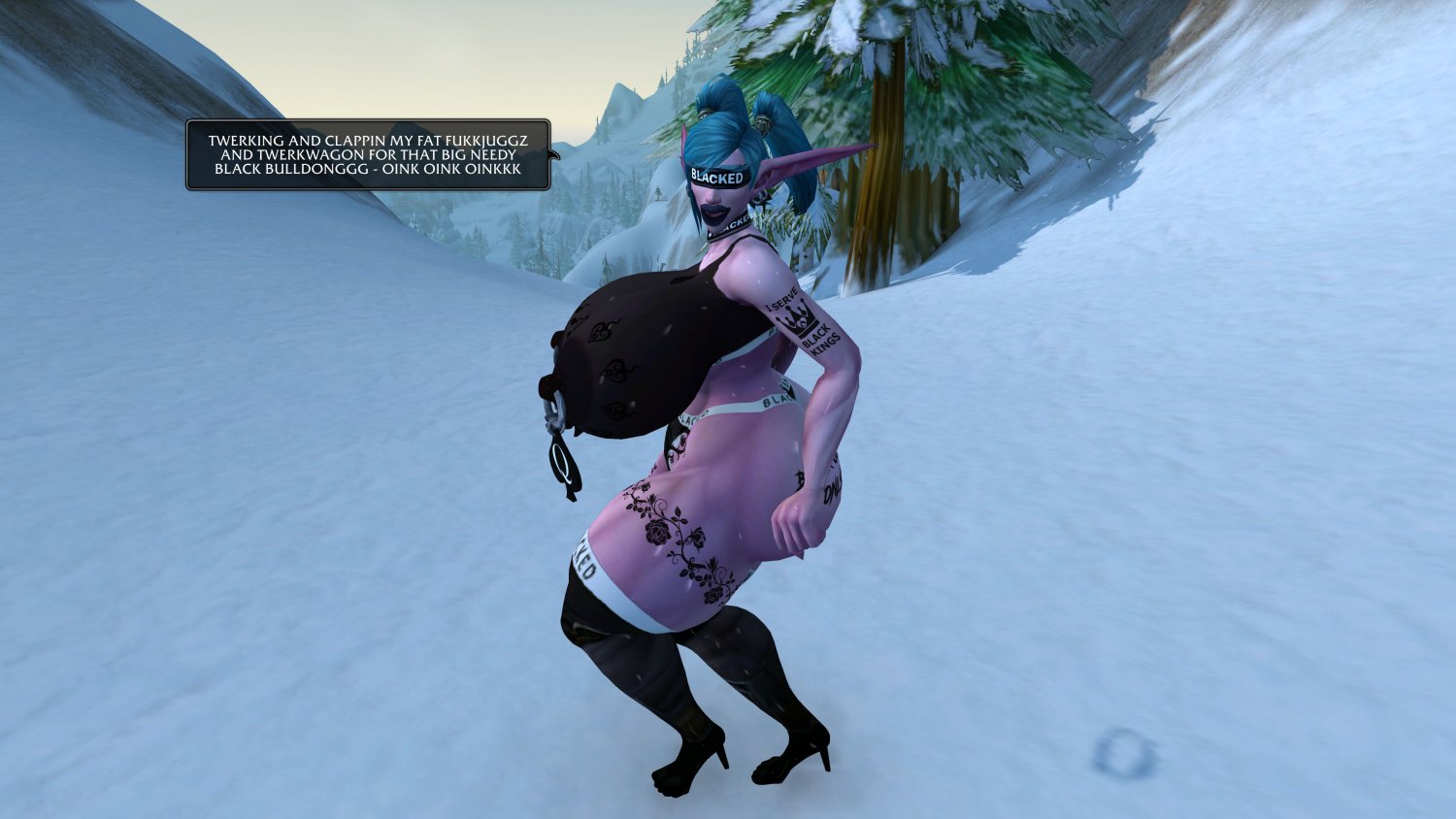 Look at this dirty highlvl Nelf slut how she worships this trail Nigger Schlong ~ #fFappf1Q